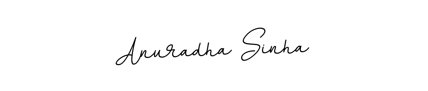 Create a beautiful signature design for name Anuradha Sinha. With this signature (BallpointsItalic-DORy9) fonts, you can make a handwritten signature for free. Anuradha Sinha signature style 11 images and pictures png