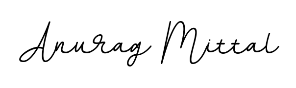 A sleek calligraphic signature for name Anurag Mittal utilizing BallpointsItalic-DORy9 styling. Great for adding personal signatures to photos and art. Anurag Mittal signature style 11 images and pictures png