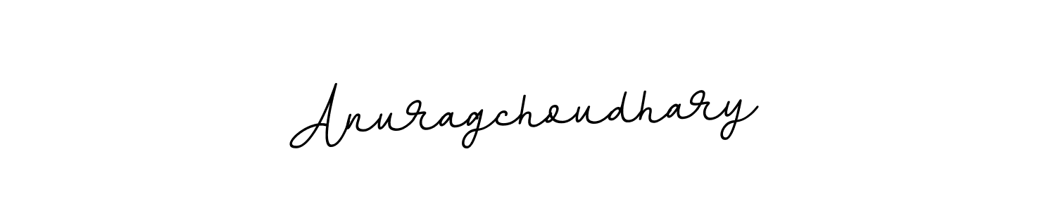 Create a beautiful signature design for name Anuragchoudhary. With this signature (BallpointsItalic-DORy9) fonts, you can make a handwritten signature for free. Anuragchoudhary signature style 11 images and pictures png