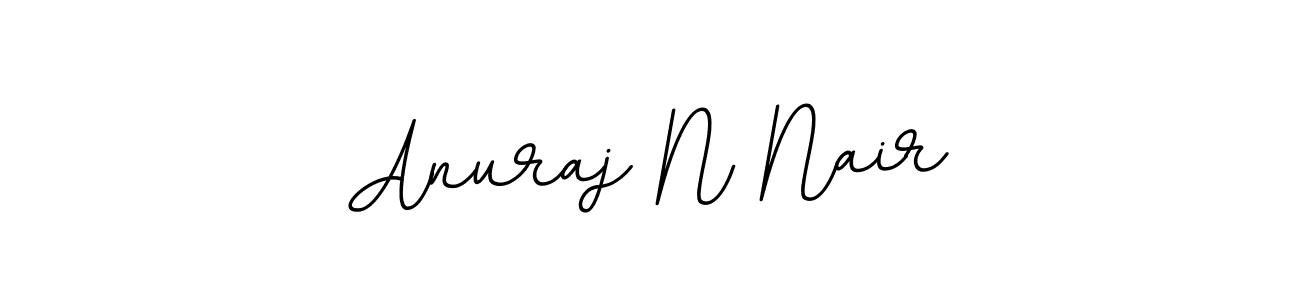Create a beautiful signature design for name Anuraj N Nair. With this signature (BallpointsItalic-DORy9) fonts, you can make a handwritten signature for free. Anuraj N Nair signature style 11 images and pictures png