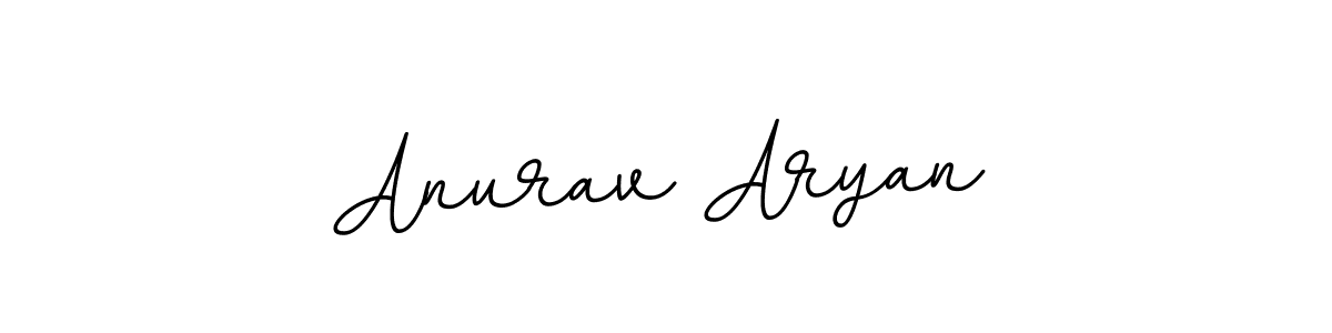 Make a beautiful signature design for name Anurav Aryan. With this signature (BallpointsItalic-DORy9) style, you can create a handwritten signature for free. Anurav Aryan signature style 11 images and pictures png