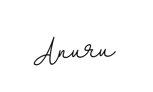 Make a beautiful signature design for name Anuru. With this signature (BallpointsItalic-DORy9) style, you can create a handwritten signature for free. Anuru signature style 11 images and pictures png