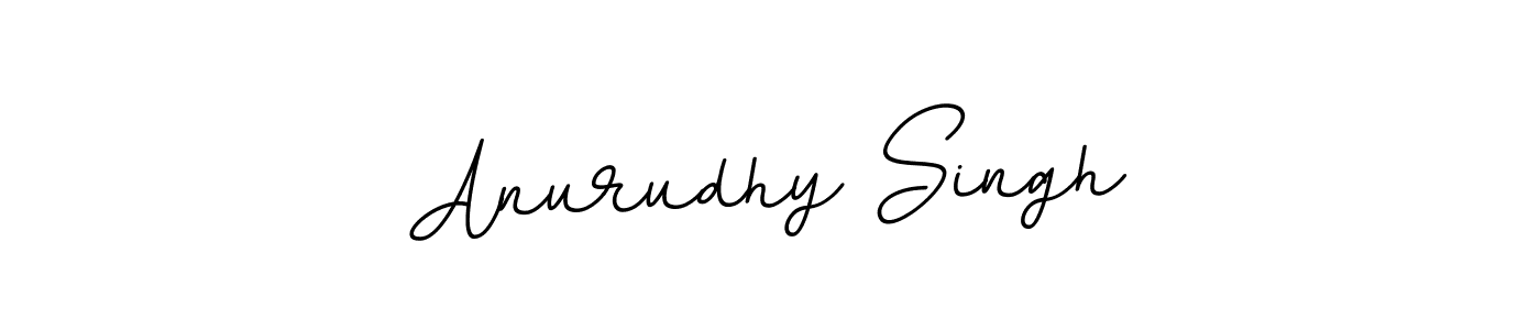 This is the best signature style for the Anurudhy Singh name. Also you like these signature font (BallpointsItalic-DORy9). Mix name signature. Anurudhy Singh signature style 11 images and pictures png