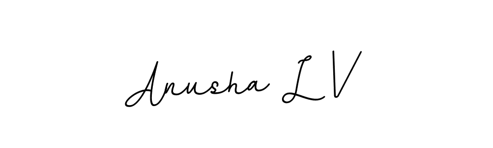 Here are the top 10 professional signature styles for the name Anusha L V. These are the best autograph styles you can use for your name. Anusha L V signature style 11 images and pictures png