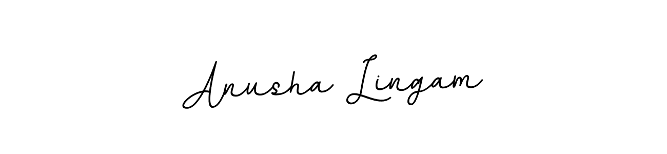 Also we have Anusha Lingam name is the best signature style. Create professional handwritten signature collection using BallpointsItalic-DORy9 autograph style. Anusha Lingam signature style 11 images and pictures png