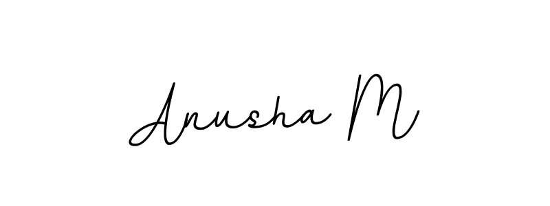 Also You can easily find your signature by using the search form. We will create Anusha M name handwritten signature images for you free of cost using BallpointsItalic-DORy9 sign style. Anusha M signature style 11 images and pictures png