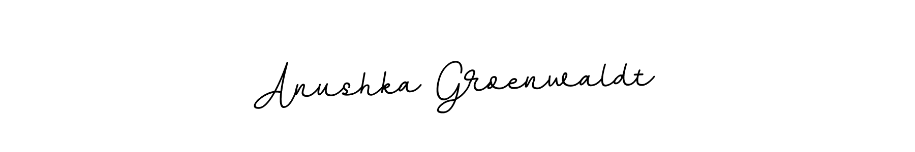 Anushka Groenwaldt stylish signature style. Best Handwritten Sign (BallpointsItalic-DORy9) for my name. Handwritten Signature Collection Ideas for my name Anushka Groenwaldt. Anushka Groenwaldt signature style 11 images and pictures png