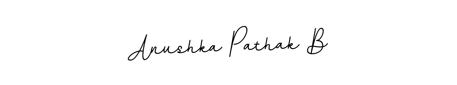 Make a beautiful signature design for name Anushka Pathak B. With this signature (BallpointsItalic-DORy9) style, you can create a handwritten signature for free. Anushka Pathak B signature style 11 images and pictures png