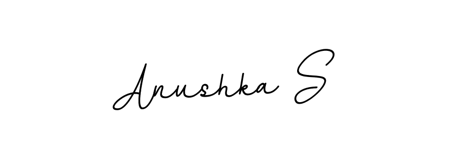 Make a beautiful signature design for name Anushka S. With this signature (BallpointsItalic-DORy9) style, you can create a handwritten signature for free. Anushka S signature style 11 images and pictures png
