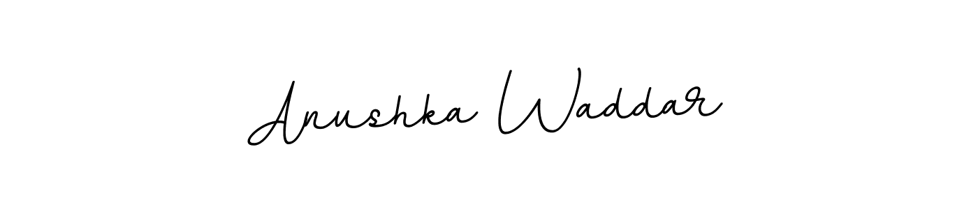 The best way (BallpointsItalic-DORy9) to make a short signature is to pick only two or three words in your name. The name Anushka Waddar include a total of six letters. For converting this name. Anushka Waddar signature style 11 images and pictures png