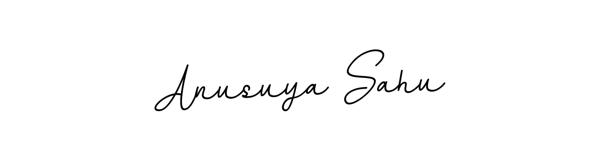 You should practise on your own different ways (BallpointsItalic-DORy9) to write your name (Anusuya Sahu) in signature. don't let someone else do it for you. Anusuya Sahu signature style 11 images and pictures png