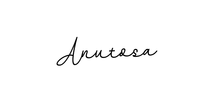Create a beautiful signature design for name Anutosa. With this signature (BallpointsItalic-DORy9) fonts, you can make a handwritten signature for free. Anutosa signature style 11 images and pictures png