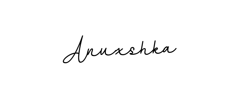 How to make Anuxshka name signature. Use BallpointsItalic-DORy9 style for creating short signs online. This is the latest handwritten sign. Anuxshka signature style 11 images and pictures png