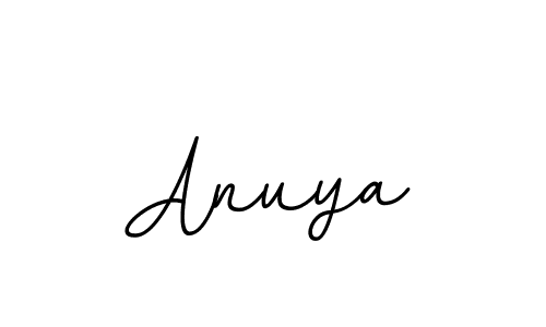 Design your own signature with our free online signature maker. With this signature software, you can create a handwritten (BallpointsItalic-DORy9) signature for name Anuya. Anuya signature style 11 images and pictures png