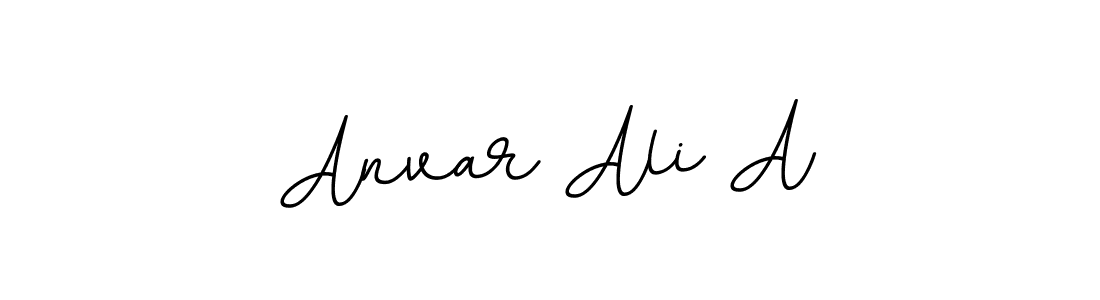 The best way (BallpointsItalic-DORy9) to make a short signature is to pick only two or three words in your name. The name Anvar Ali A include a total of six letters. For converting this name. Anvar Ali A signature style 11 images and pictures png