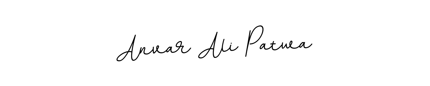 You should practise on your own different ways (BallpointsItalic-DORy9) to write your name (Anvar Ali Patwa) in signature. don't let someone else do it for you. Anvar Ali Patwa signature style 11 images and pictures png
