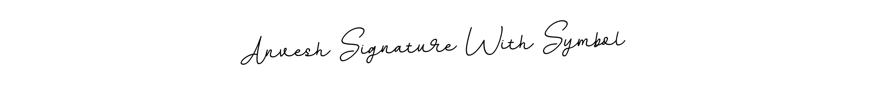 Use a signature maker to create a handwritten signature online. With this signature software, you can design (BallpointsItalic-DORy9) your own signature for name Anvesh Signature With Symbol. Anvesh Signature With Symbol signature style 11 images and pictures png