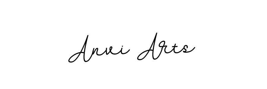 Create a beautiful signature design for name Anvi Arts. With this signature (BallpointsItalic-DORy9) fonts, you can make a handwritten signature for free. Anvi Arts signature style 11 images and pictures png