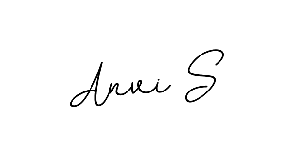 It looks lik you need a new signature style for name Anvi S. Design unique handwritten (BallpointsItalic-DORy9) signature with our free signature maker in just a few clicks. Anvi S signature style 11 images and pictures png