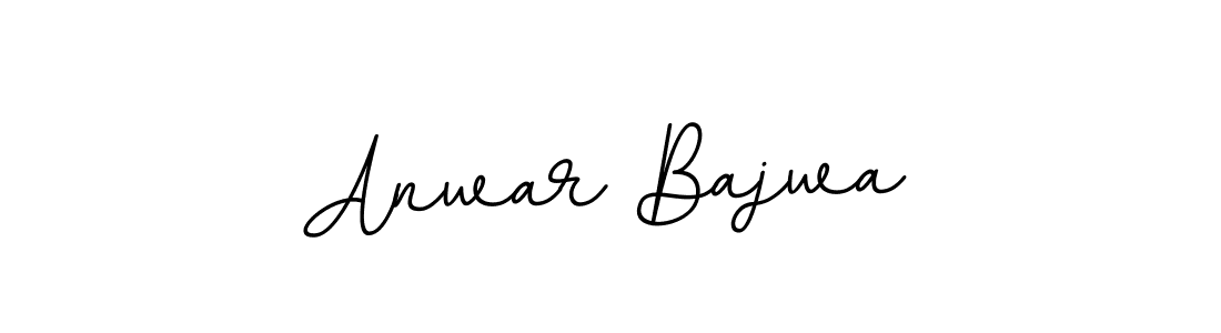 Make a beautiful signature design for name Anwar Bajwa. With this signature (BallpointsItalic-DORy9) style, you can create a handwritten signature for free. Anwar Bajwa signature style 11 images and pictures png