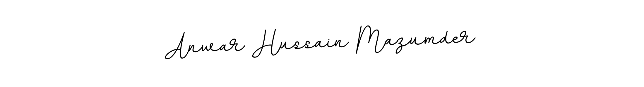 Use a signature maker to create a handwritten signature online. With this signature software, you can design (BallpointsItalic-DORy9) your own signature for name Anwar Hussain Mazumder. Anwar Hussain Mazumder signature style 11 images and pictures png