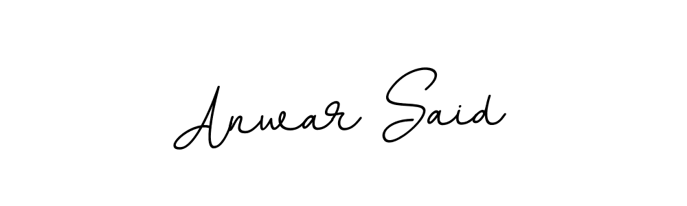 Anwar Said stylish signature style. Best Handwritten Sign (BallpointsItalic-DORy9) for my name. Handwritten Signature Collection Ideas for my name Anwar Said. Anwar Said signature style 11 images and pictures png