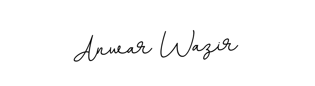 Anwar Wazir stylish signature style. Best Handwritten Sign (BallpointsItalic-DORy9) for my name. Handwritten Signature Collection Ideas for my name Anwar Wazir. Anwar Wazir signature style 11 images and pictures png