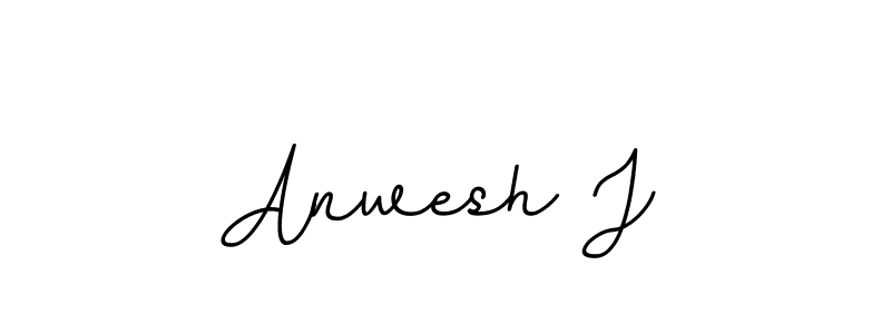 Anwesh J stylish signature style. Best Handwritten Sign (BallpointsItalic-DORy9) for my name. Handwritten Signature Collection Ideas for my name Anwesh J. Anwesh J signature style 11 images and pictures png