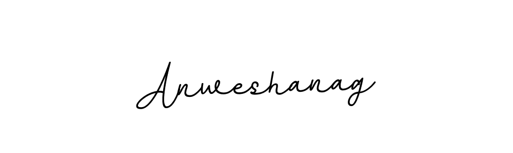 Use a signature maker to create a handwritten signature online. With this signature software, you can design (BallpointsItalic-DORy9) your own signature for name Anweshanag. Anweshanag signature style 11 images and pictures png