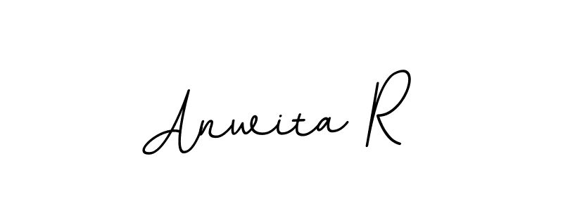 You should practise on your own different ways (BallpointsItalic-DORy9) to write your name (Anwita R) in signature. don't let someone else do it for you. Anwita R signature style 11 images and pictures png