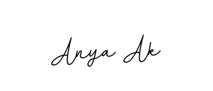 Create a beautiful signature design for name Anya Ak. With this signature (BallpointsItalic-DORy9) fonts, you can make a handwritten signature for free. Anya Ak signature style 11 images and pictures png