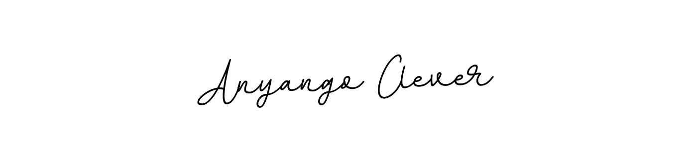 You should practise on your own different ways (BallpointsItalic-DORy9) to write your name (Anyango Clever) in signature. don't let someone else do it for you. Anyango Clever signature style 11 images and pictures png