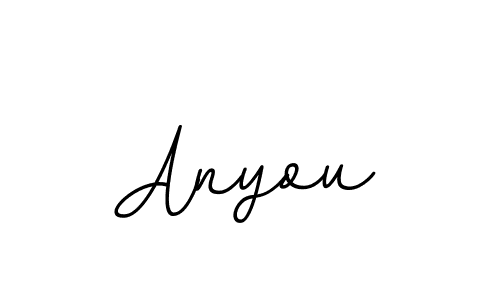 Make a beautiful signature design for name Anyou. With this signature (BallpointsItalic-DORy9) style, you can create a handwritten signature for free. Anyou signature style 11 images and pictures png