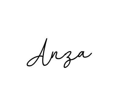 You should practise on your own different ways (BallpointsItalic-DORy9) to write your name (Anza) in signature. don't let someone else do it for you. Anza signature style 11 images and pictures png