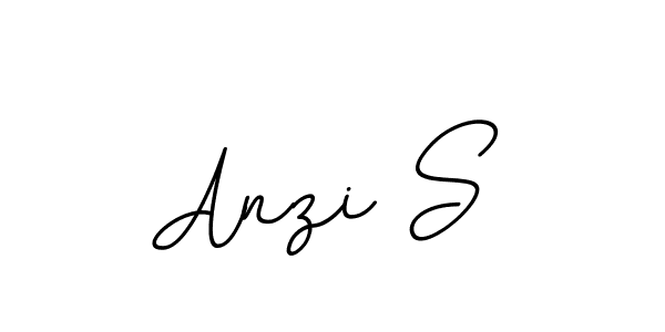 You should practise on your own different ways (BallpointsItalic-DORy9) to write your name (Anzi S) in signature. don't let someone else do it for you. Anzi S signature style 11 images and pictures png