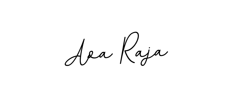 This is the best signature style for the Aoa Raja name. Also you like these signature font (BallpointsItalic-DORy9). Mix name signature. Aoa Raja signature style 11 images and pictures png