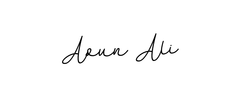 Aoun Ali stylish signature style. Best Handwritten Sign (BallpointsItalic-DORy9) for my name. Handwritten Signature Collection Ideas for my name Aoun Ali. Aoun Ali signature style 11 images and pictures png