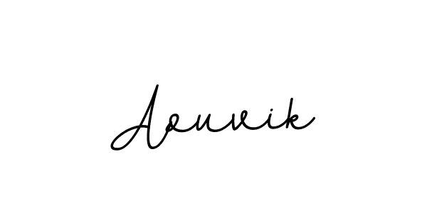 How to make Aouvik signature? BallpointsItalic-DORy9 is a professional autograph style. Create handwritten signature for Aouvik name. Aouvik signature style 11 images and pictures png