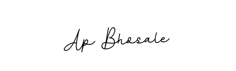 The best way (BallpointsItalic-DORy9) to make a short signature is to pick only two or three words in your name. The name Ap Bhosale include a total of six letters. For converting this name. Ap Bhosale signature style 11 images and pictures png