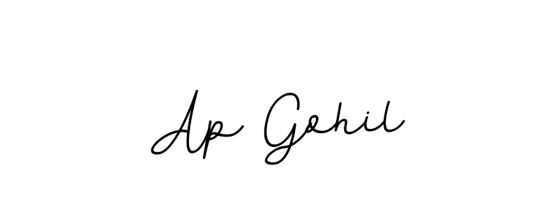 The best way (BallpointsItalic-DORy9) to make a short signature is to pick only two or three words in your name. The name Ap Gohil include a total of six letters. For converting this name. Ap Gohil signature style 11 images and pictures png