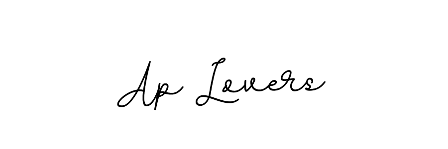 Make a beautiful signature design for name Ap Lovers. With this signature (BallpointsItalic-DORy9) style, you can create a handwritten signature for free. Ap Lovers signature style 11 images and pictures png