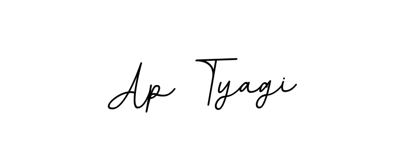 if you are searching for the best signature style for your name Ap Tyagi. so please give up your signature search. here we have designed multiple signature styles  using BallpointsItalic-DORy9. Ap Tyagi signature style 11 images and pictures png