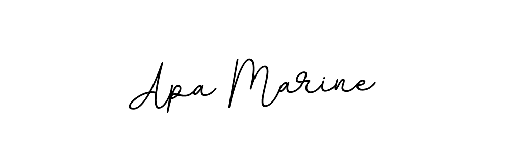 Apa Marine stylish signature style. Best Handwritten Sign (BallpointsItalic-DORy9) for my name. Handwritten Signature Collection Ideas for my name Apa Marine. Apa Marine signature style 11 images and pictures png