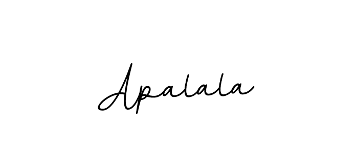 Design your own signature with our free online signature maker. With this signature software, you can create a handwritten (BallpointsItalic-DORy9) signature for name Apalala. Apalala signature style 11 images and pictures png