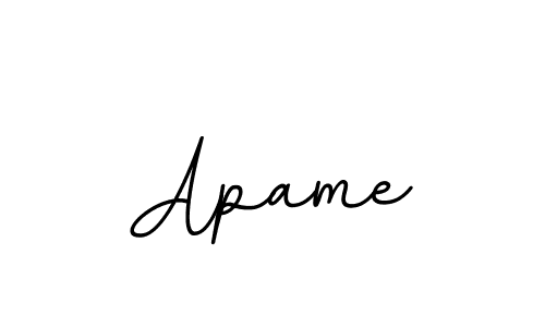 Use a signature maker to create a handwritten signature online. With this signature software, you can design (BallpointsItalic-DORy9) your own signature for name Apame. Apame signature style 11 images and pictures png