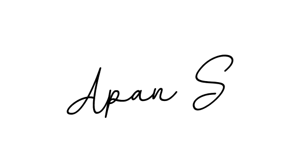 Make a beautiful signature design for name Apan S. With this signature (BallpointsItalic-DORy9) style, you can create a handwritten signature for free. Apan S signature style 11 images and pictures png