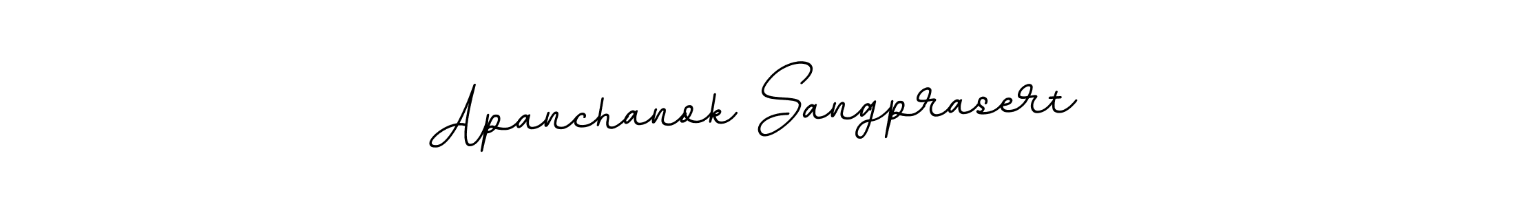 This is the best signature style for the Apanchanok Sangprasert name. Also you like these signature font (BallpointsItalic-DORy9). Mix name signature. Apanchanok Sangprasert signature style 11 images and pictures png