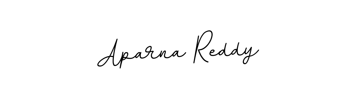 How to make Aparna Reddy name signature. Use BallpointsItalic-DORy9 style for creating short signs online. This is the latest handwritten sign. Aparna Reddy signature style 11 images and pictures png