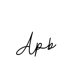 You should practise on your own different ways (BallpointsItalic-DORy9) to write your name (Apb) in signature. don't let someone else do it for you. Apb signature style 11 images and pictures png