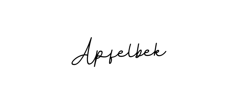 Create a beautiful signature design for name Apfelbek. With this signature (BallpointsItalic-DORy9) fonts, you can make a handwritten signature for free. Apfelbek signature style 11 images and pictures png